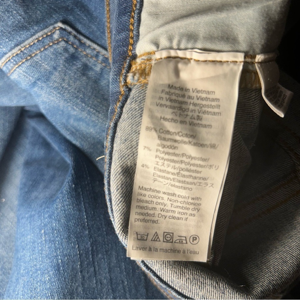 Madewell 9" Mid-Rise Skinny Jeans 24P Petite Blue Fair Trade Stretch Denim - Picture 12 of 13